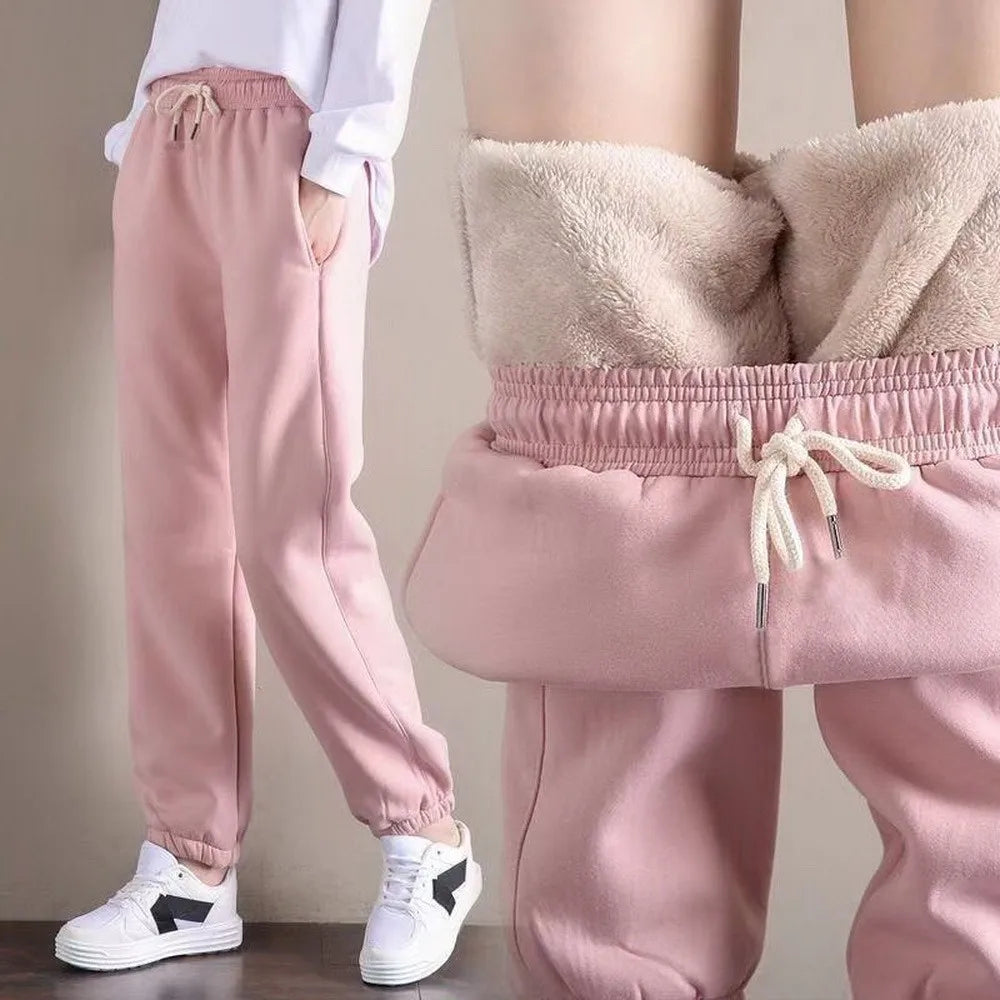 Fleece-Lined Winter Jogger Pants