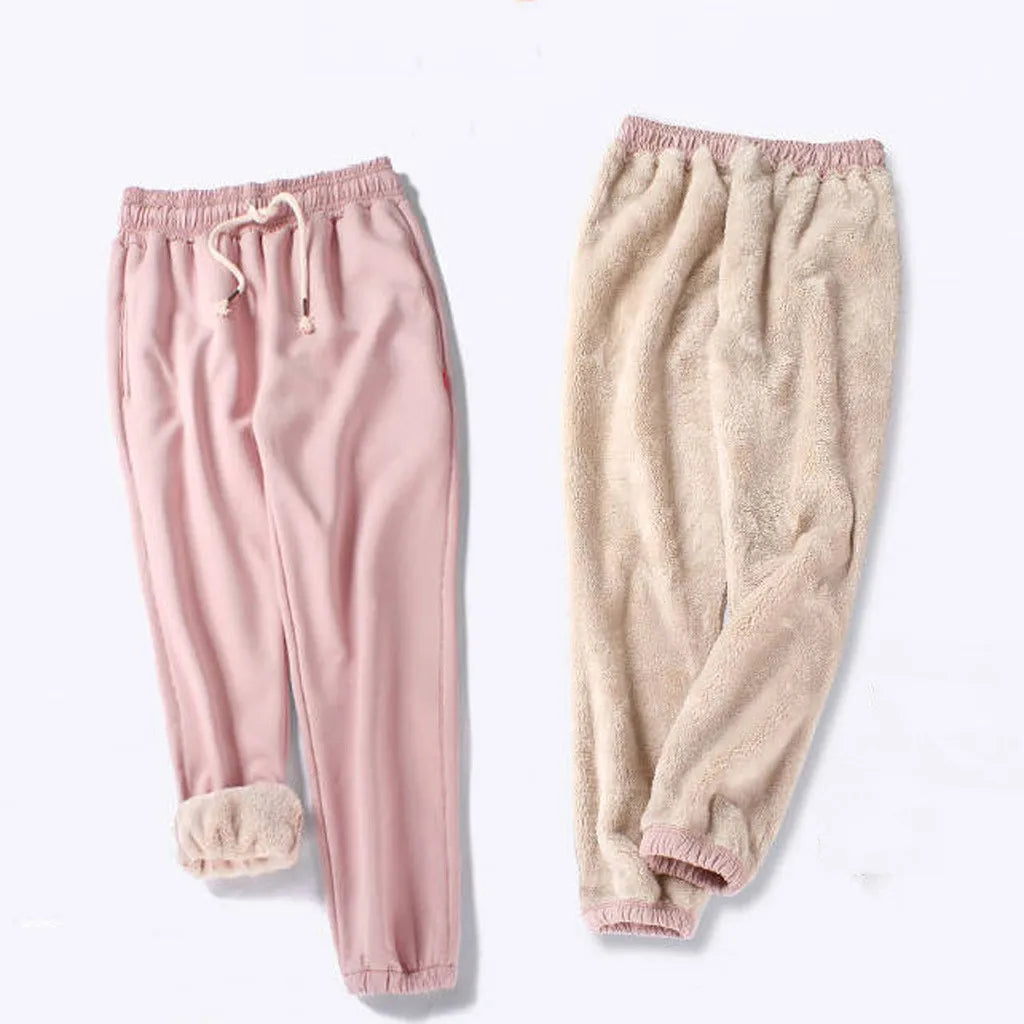 Fleece-Lined Winter Jogger Pants