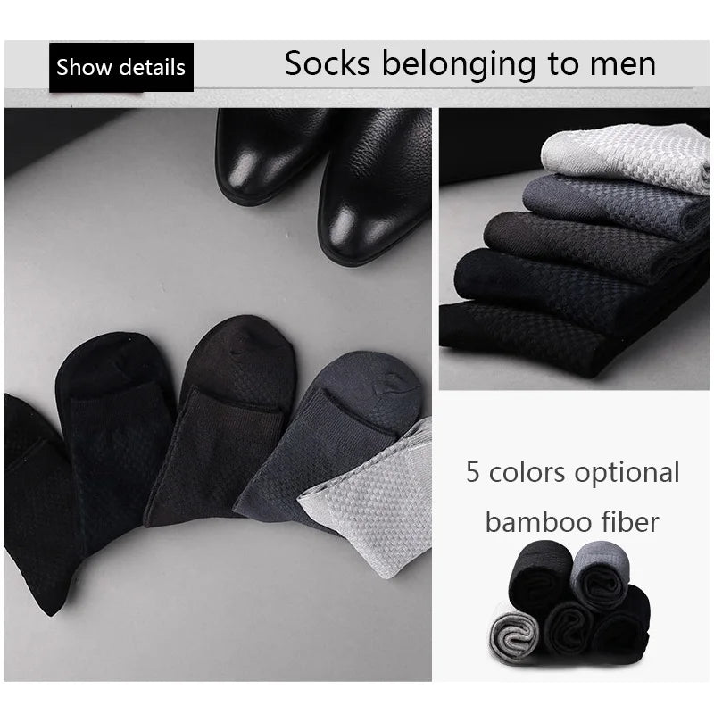 10-Pair Bamboo Breathable Socks