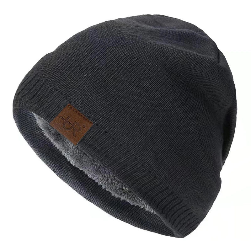 Fleece-Lined Slouchy Beanie