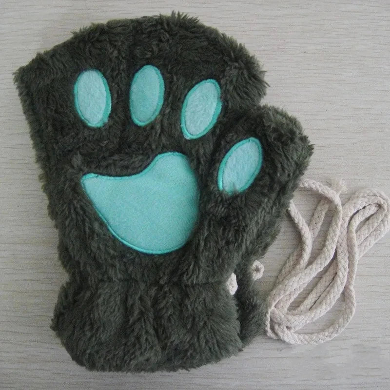 Plush Paw Gloves