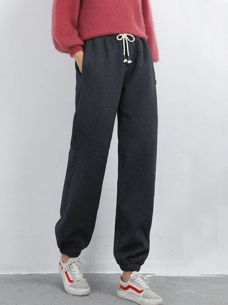 Fleece-Lined Winter Jogger Pants