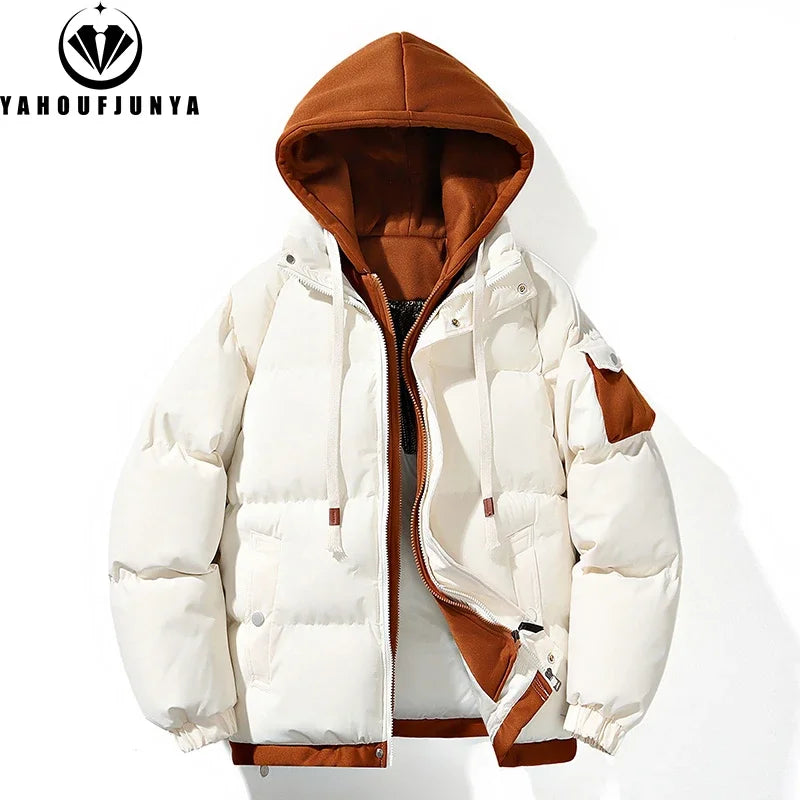 Casual Fashion Style Parkas Jacket Coat