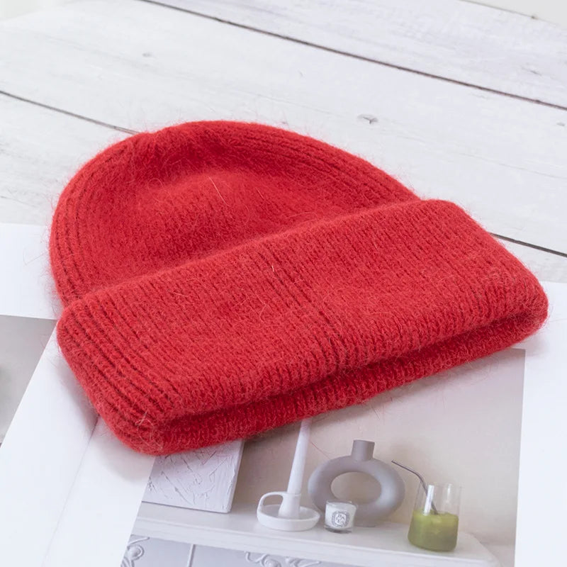 Soft Knit Fluffy Beanie