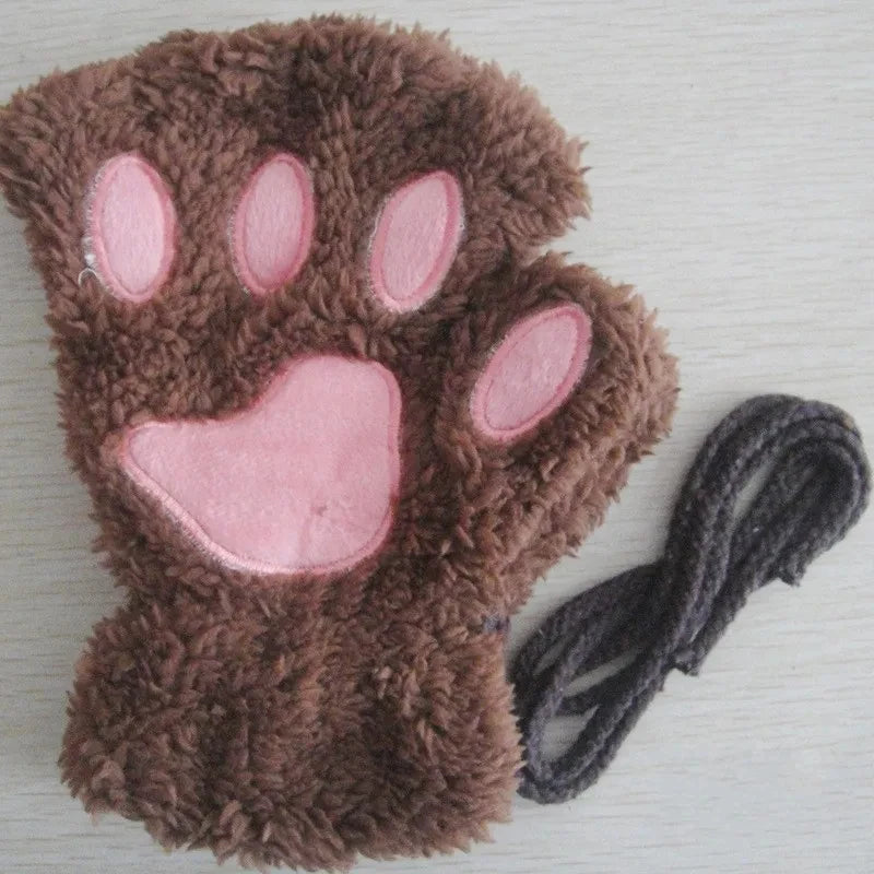 Plush Paw Gloves