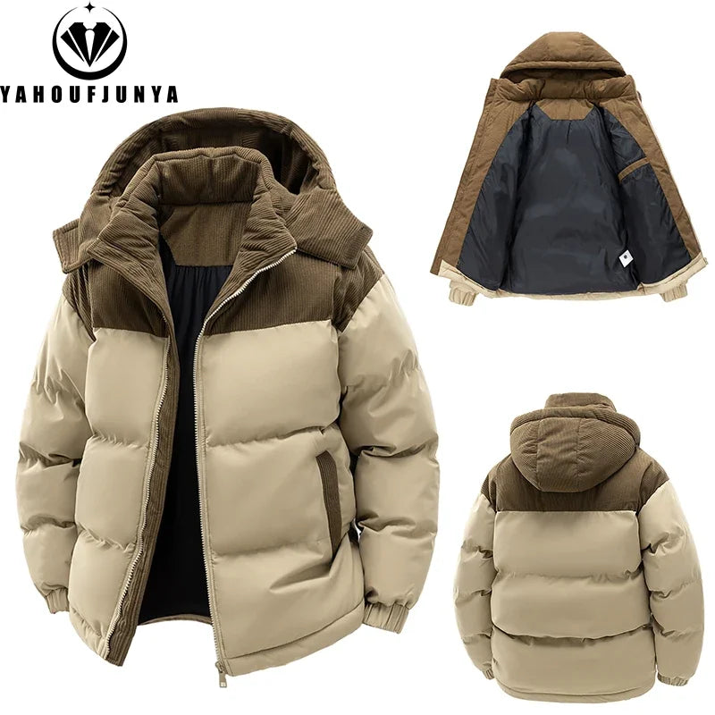 Outwear Casual Fashion Solid Parkas Jacket