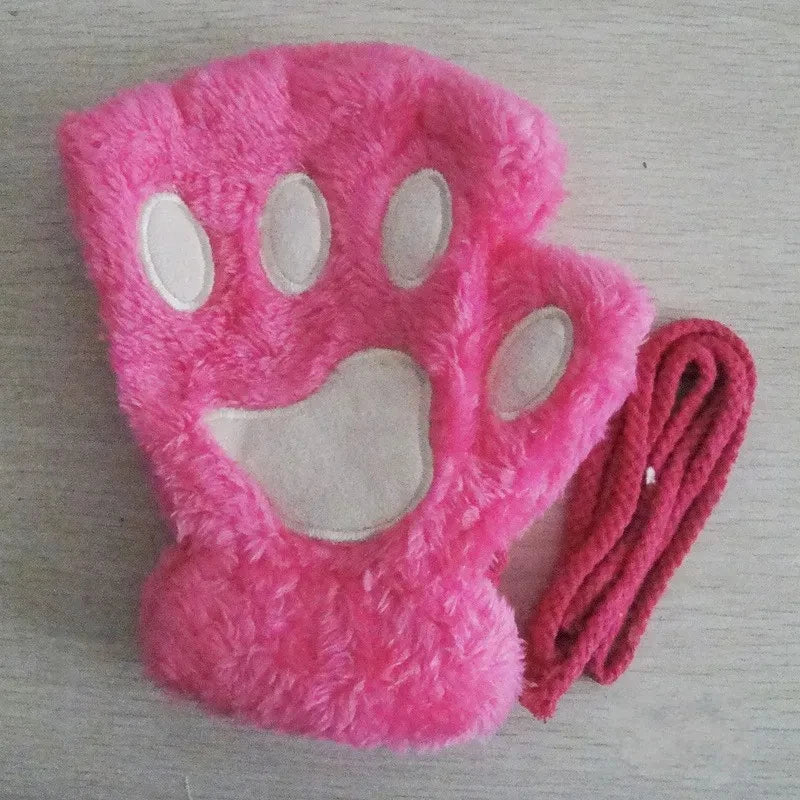 Plush Paw Gloves