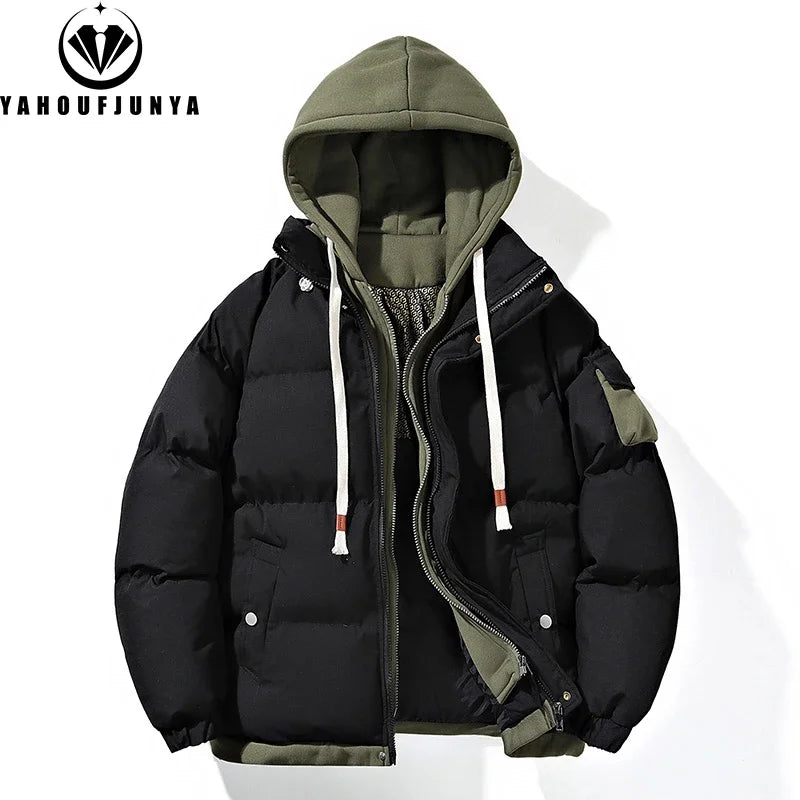 Casual Fashion Style Parkas Jacket Coat