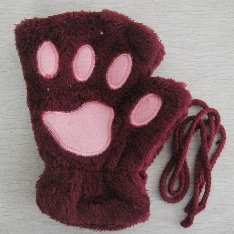 Plush Paw Gloves
