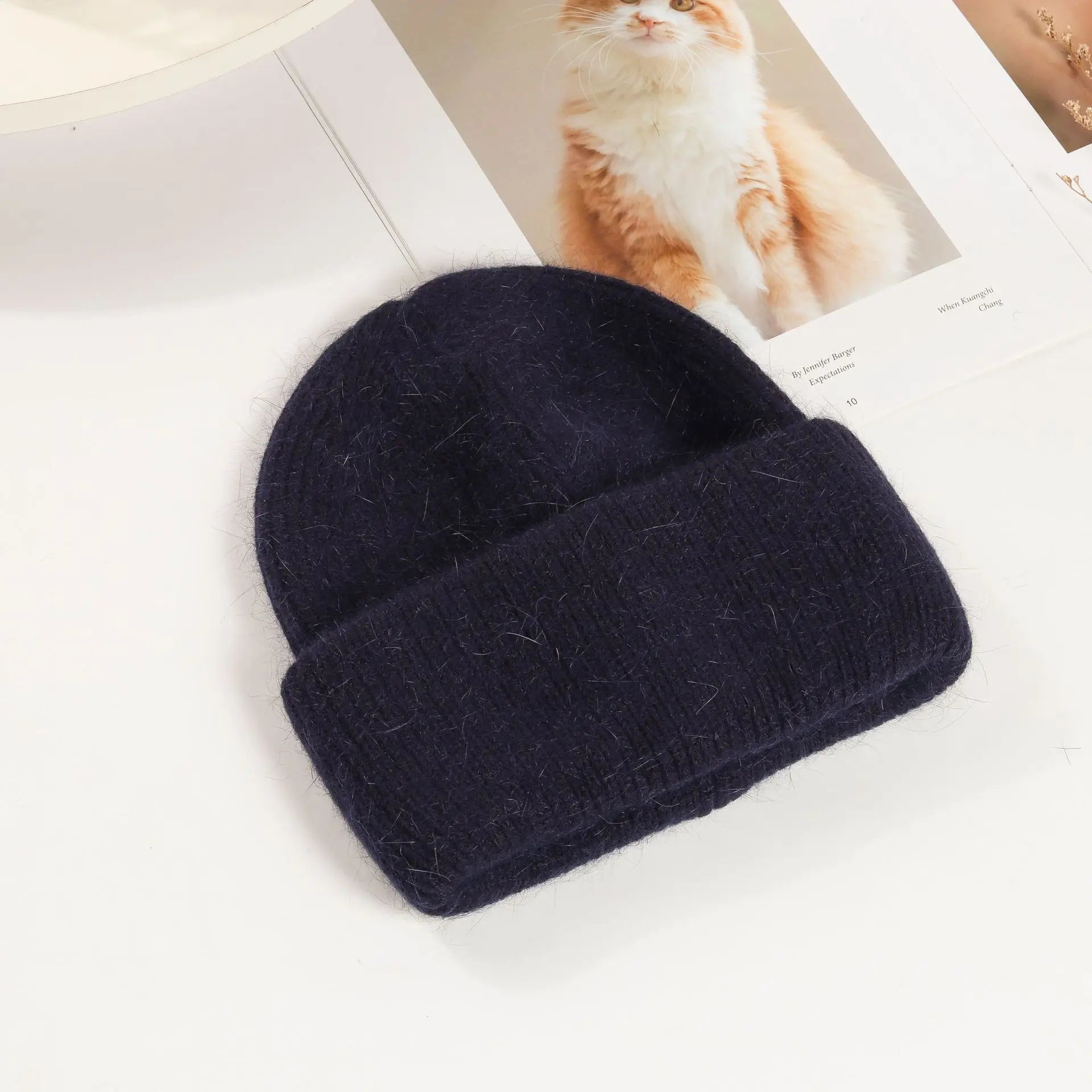 Soft Knit Fluffy Beanie