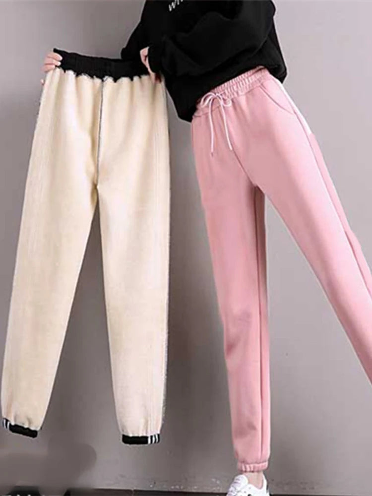 Fleece-Lined Winter Jogger Pants