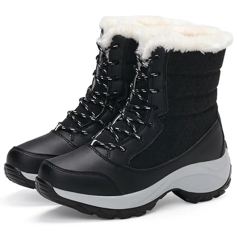 Women’s Waterproof Fur-Lined Winter Boots