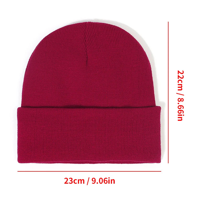 Satin-Lined Knit Beanie