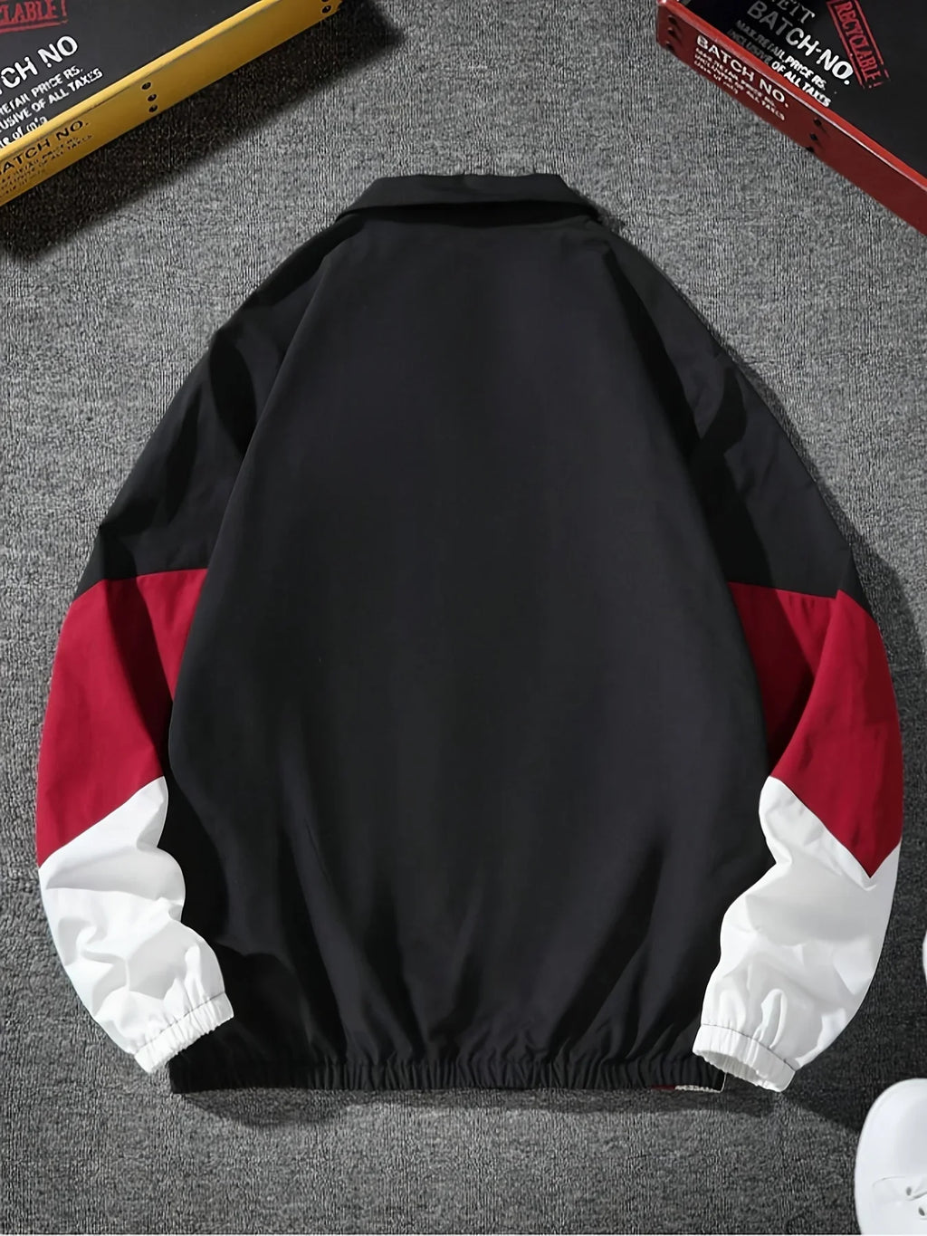 Retro Color-Block Windbreaker
