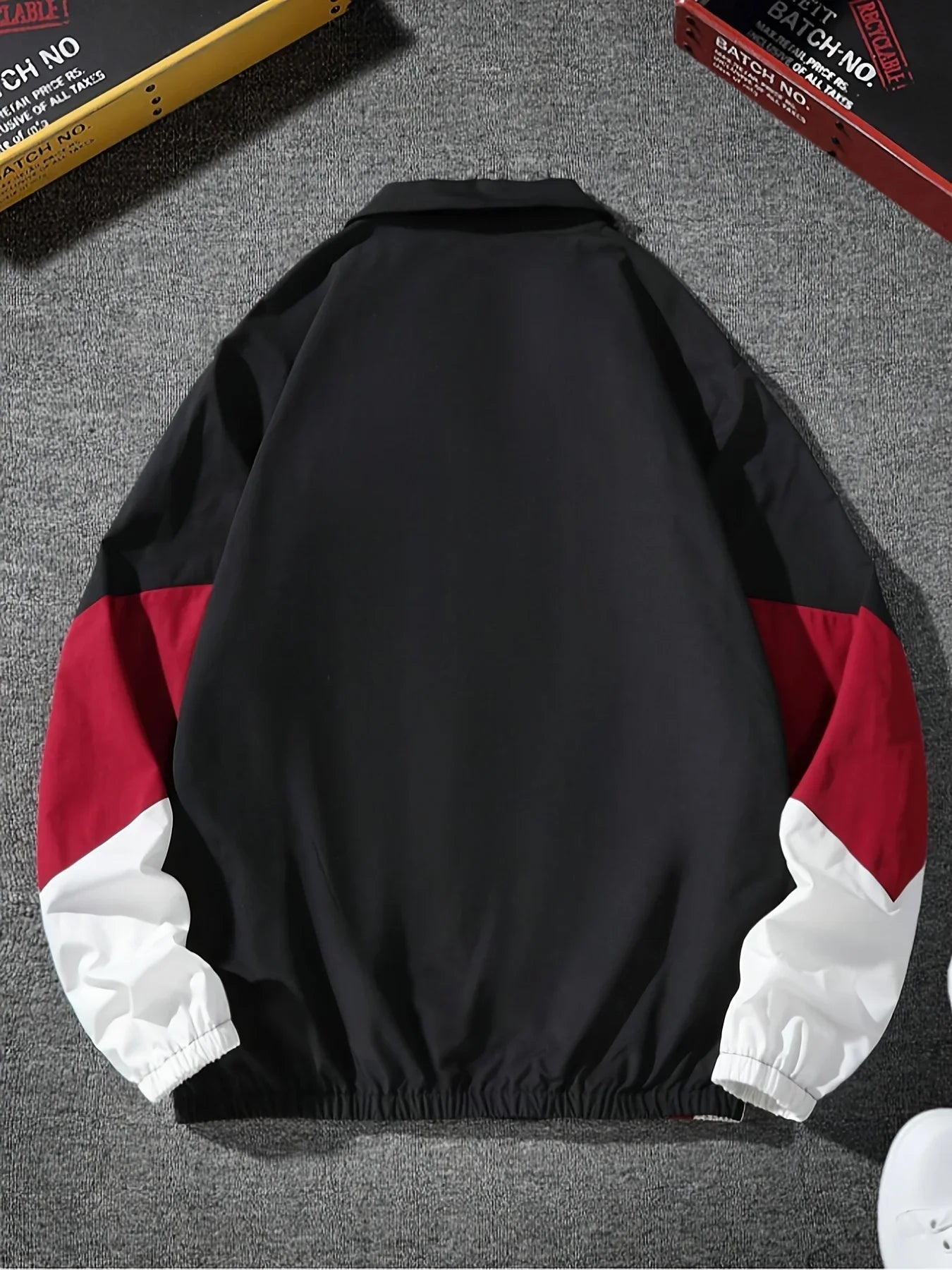 Retro Color-Block Windbreaker