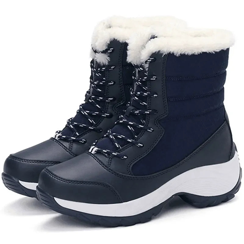 Women’s Waterproof Fur-Lined Winter Boots