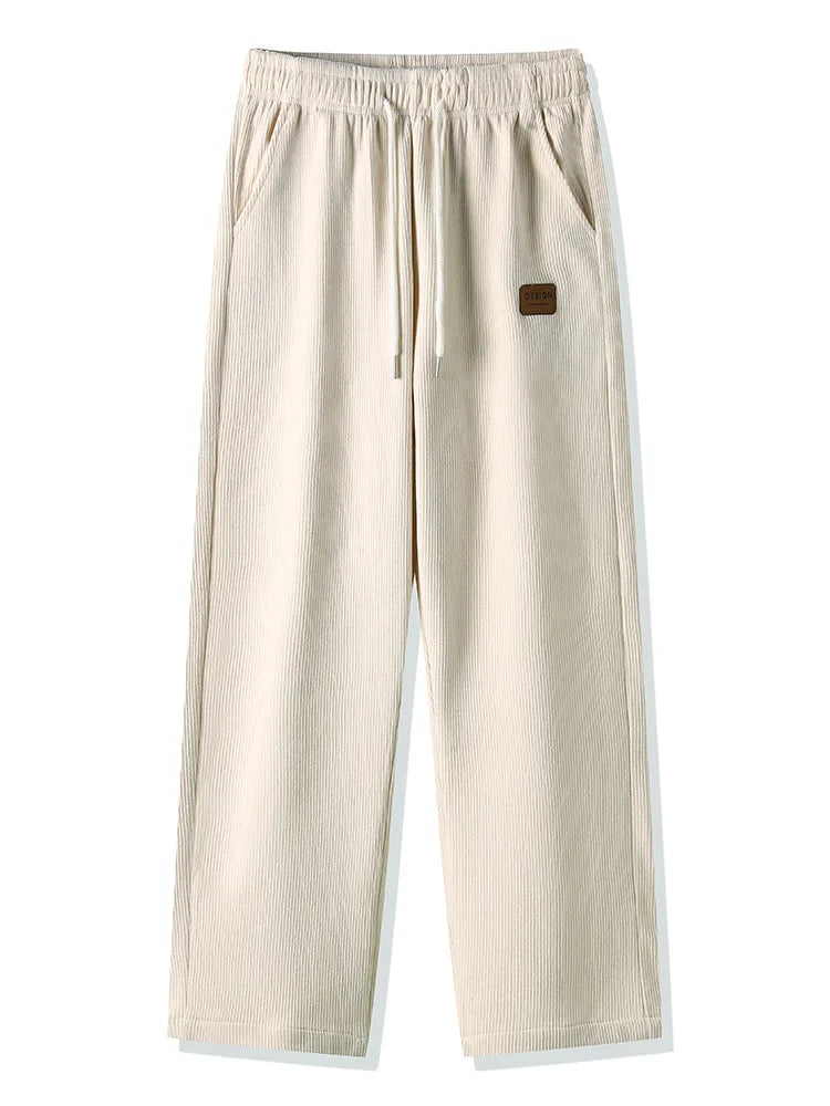 Corduroy Wide-Leg Pants