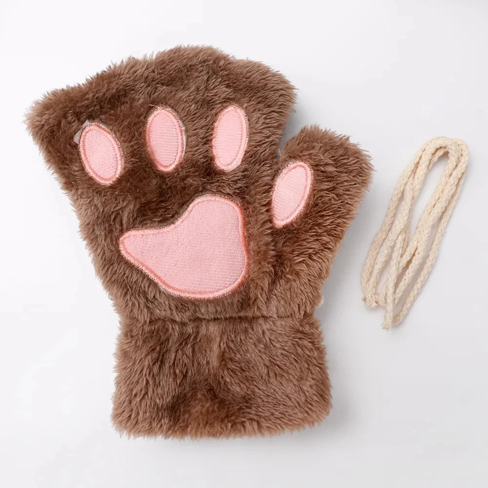Plush Paw Gloves