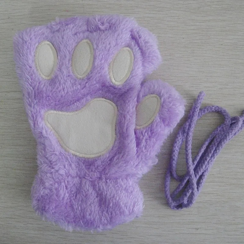 Plush Paw Gloves