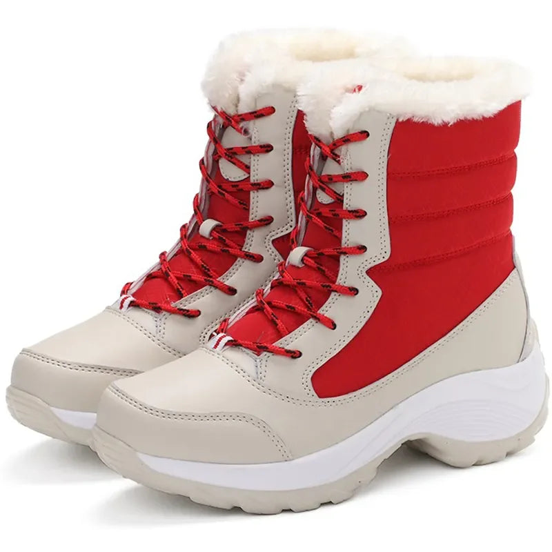 Women’s Waterproof Fur-Lined Winter Boots