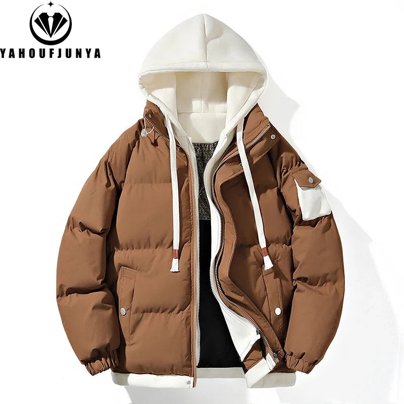 Casual Fashion Style Parkas Jacket Coat