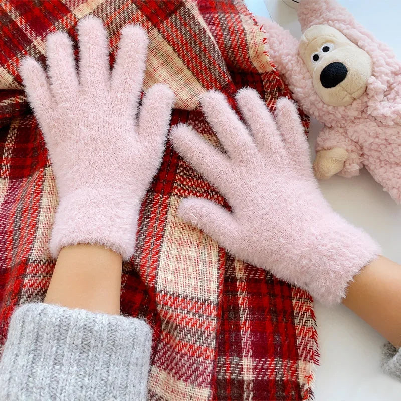 Fluffy Winter Gloves