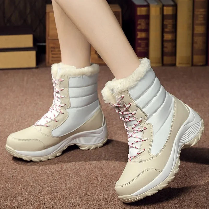Women’s Waterproof Fur-Lined Winter Boots