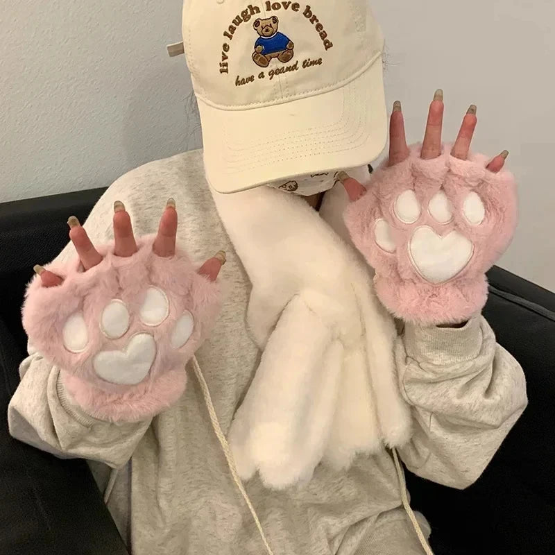 Plush Paw Gloves
