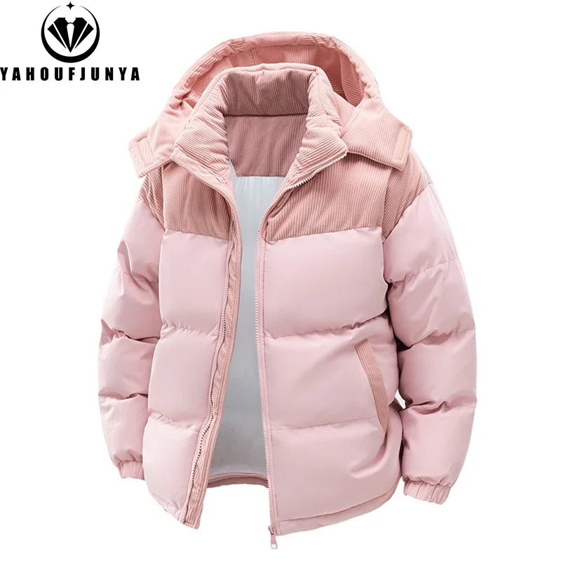 Outwear Casual Fashion Solid Parkas Jacket