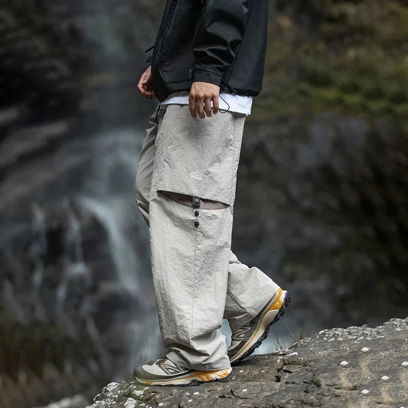 Men’s Outdoor Wide-Leg Hiking Pants