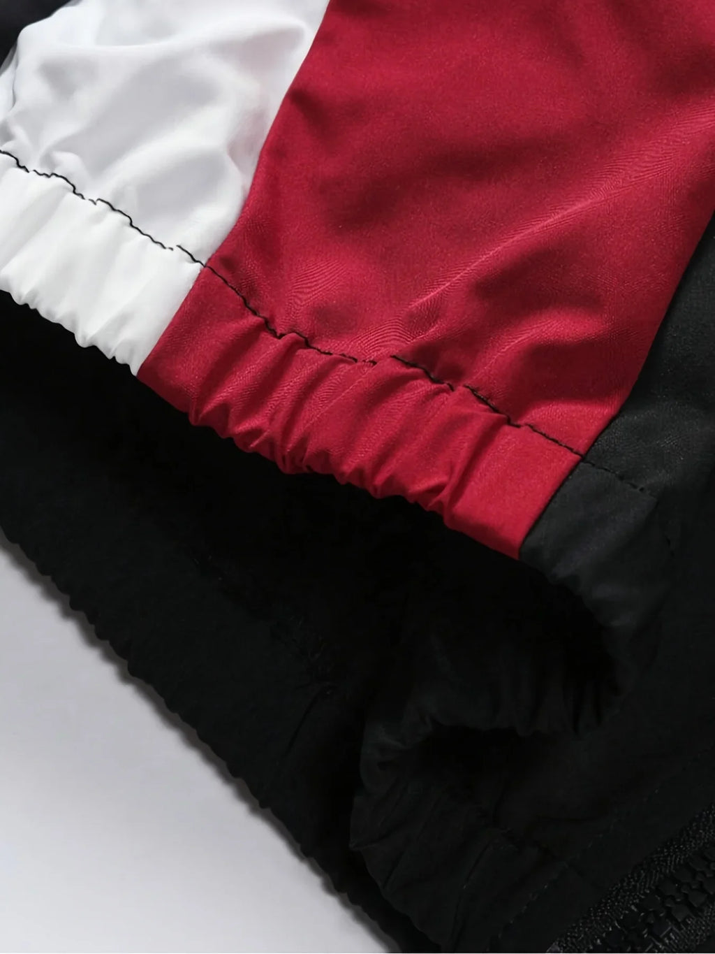 Retro Color-Block Windbreaker
