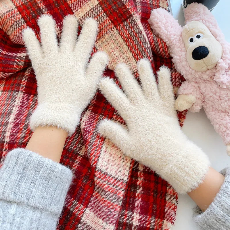Fluffy Winter Gloves