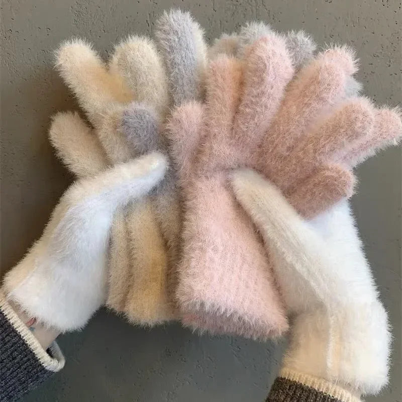 Fluffy Winter Gloves