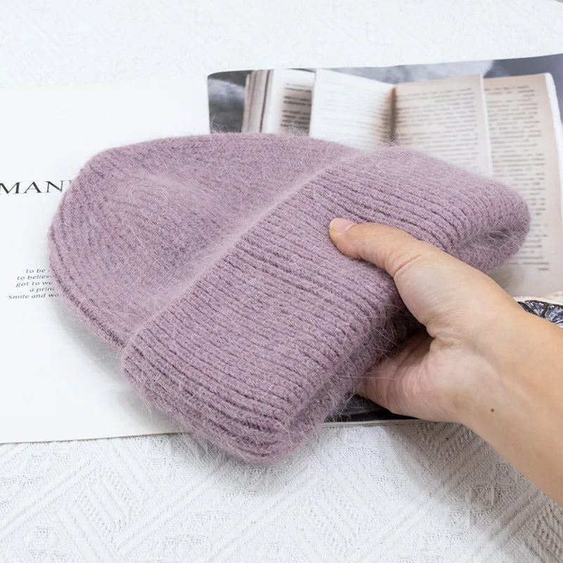 Soft Knit Fluffy Beanie