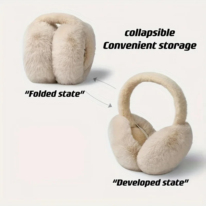 Foldable Plush Earmuffs