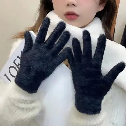 Fluffy Winter Gloves