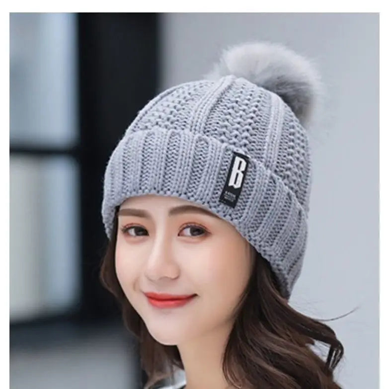 Knit Beanie &amp; Neck Warmer Set