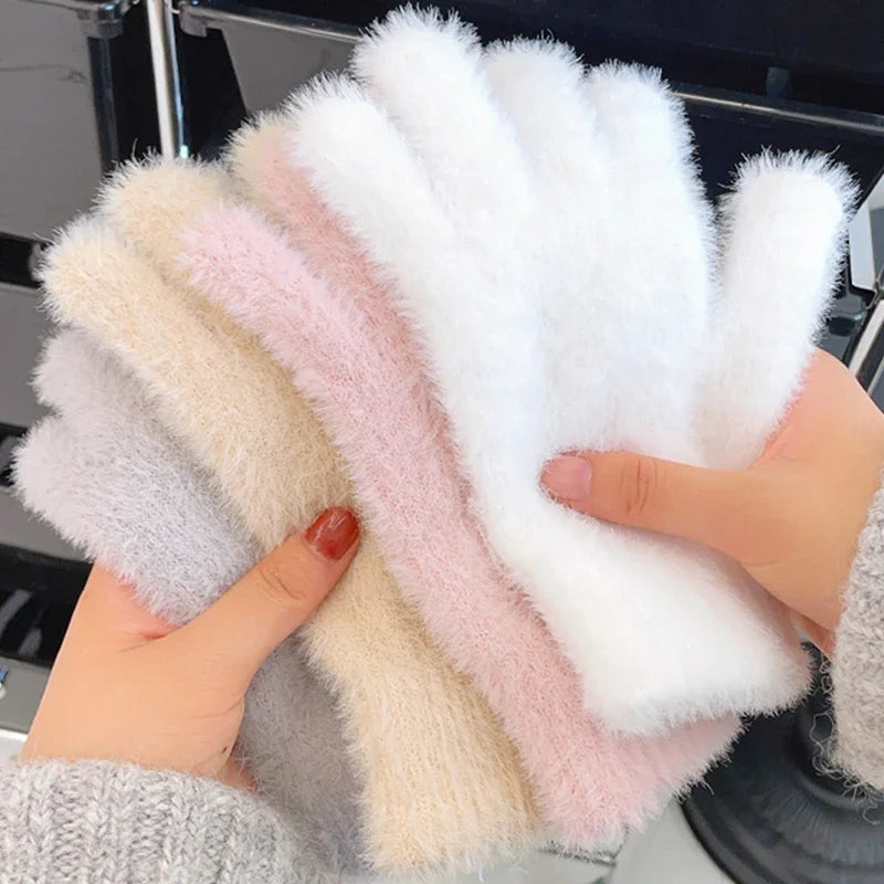 Fluffy Winter Gloves