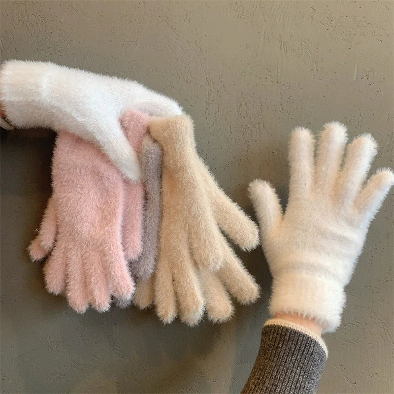 Fluffy Winter Gloves