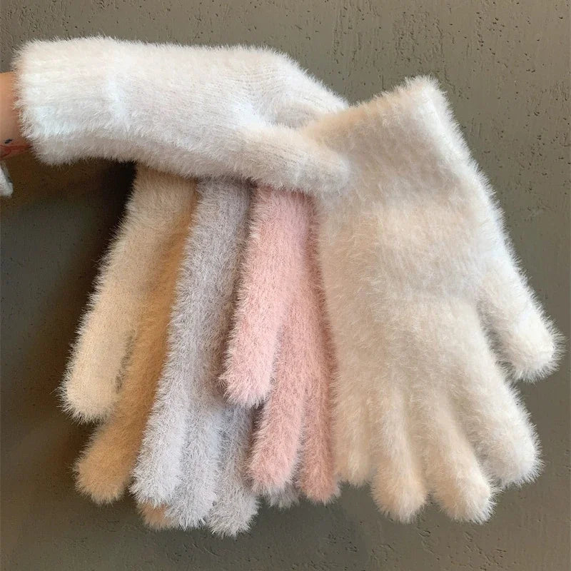 Fluffy Winter Gloves