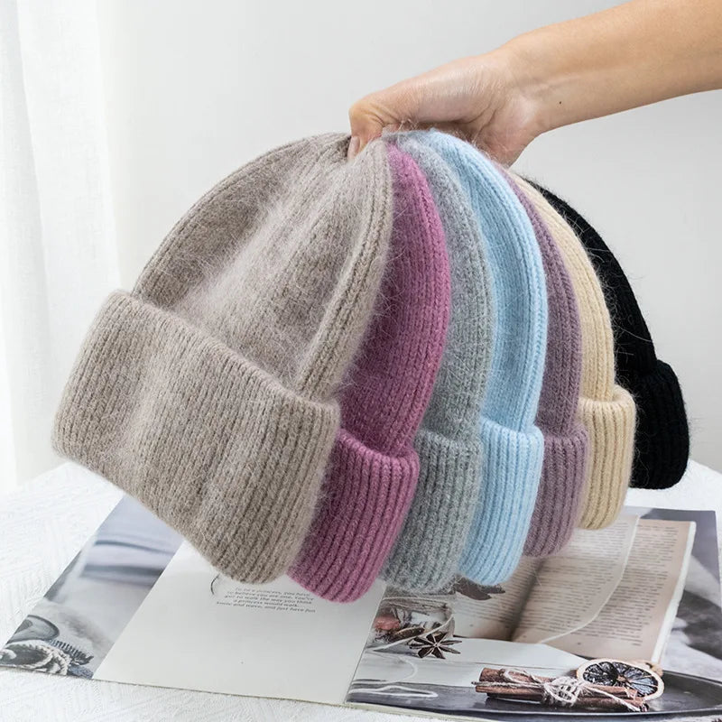 Soft Knit Fluffy Beanie